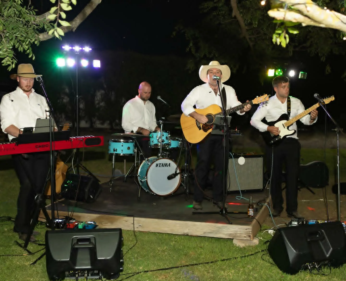 On The Tins performing live as a four-piece