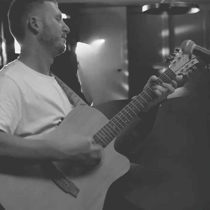 Red performing live
